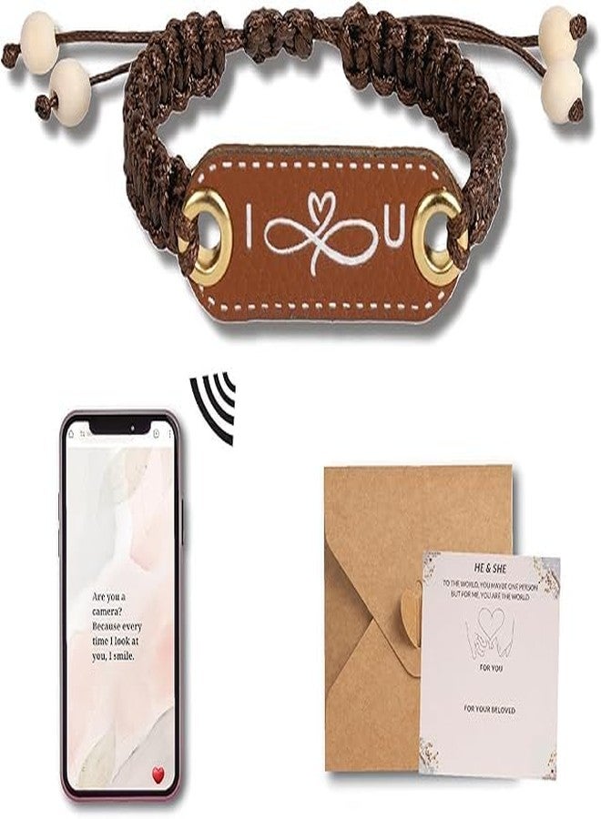 Musemory Daily Love Bracelet Scan NFC, Scripture Bracelets Scan Phone For Prayer, Wearable Love Faith Wristbands, Devotional God Band For Men, Women, Inspirational Christian Easter Gifts For Adult - Image 1